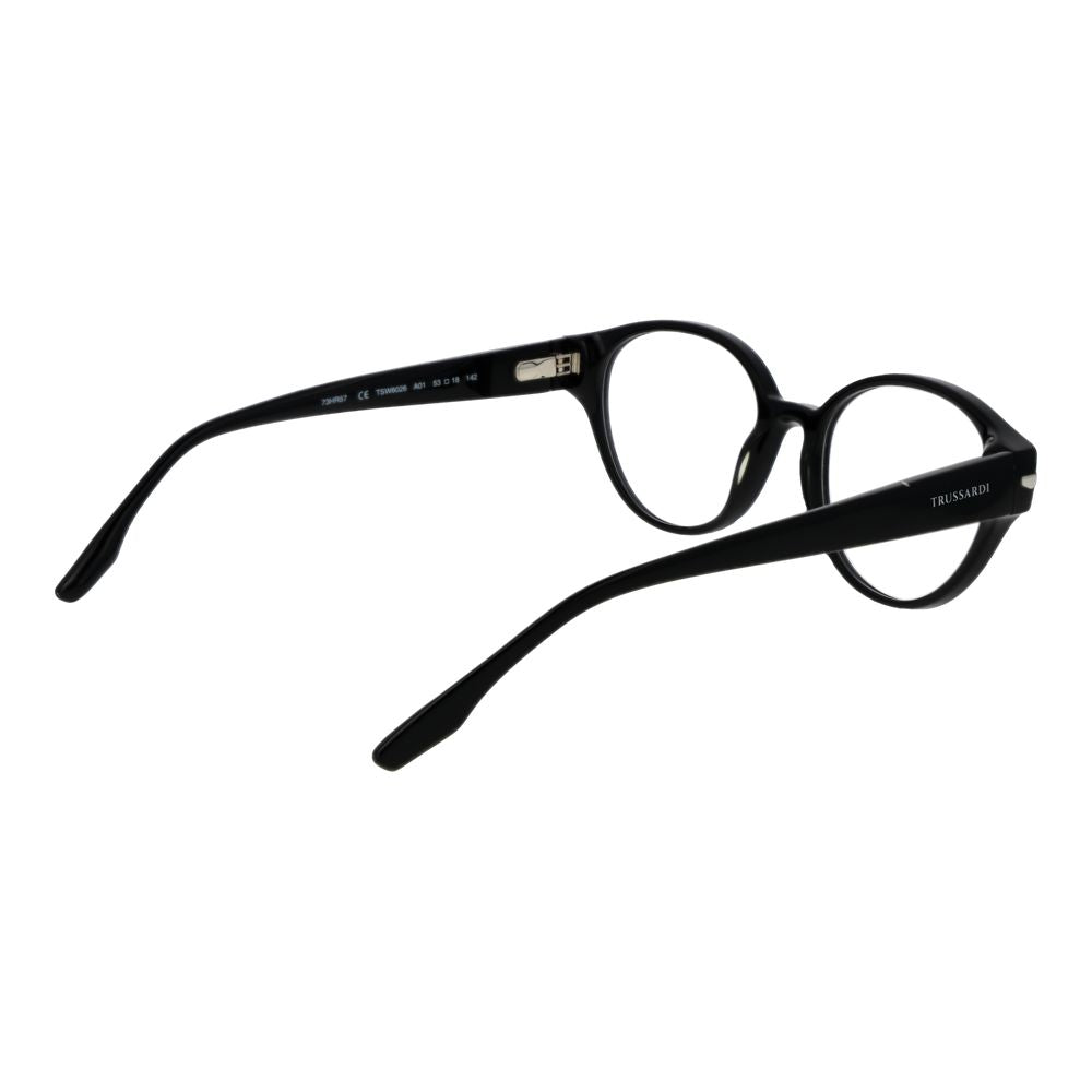Trussardi Schwarze Brillengestelle aus Acetat